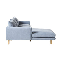 Austin 3 Seater Sofa with Left Hand Chaise Serenity Morning Sky