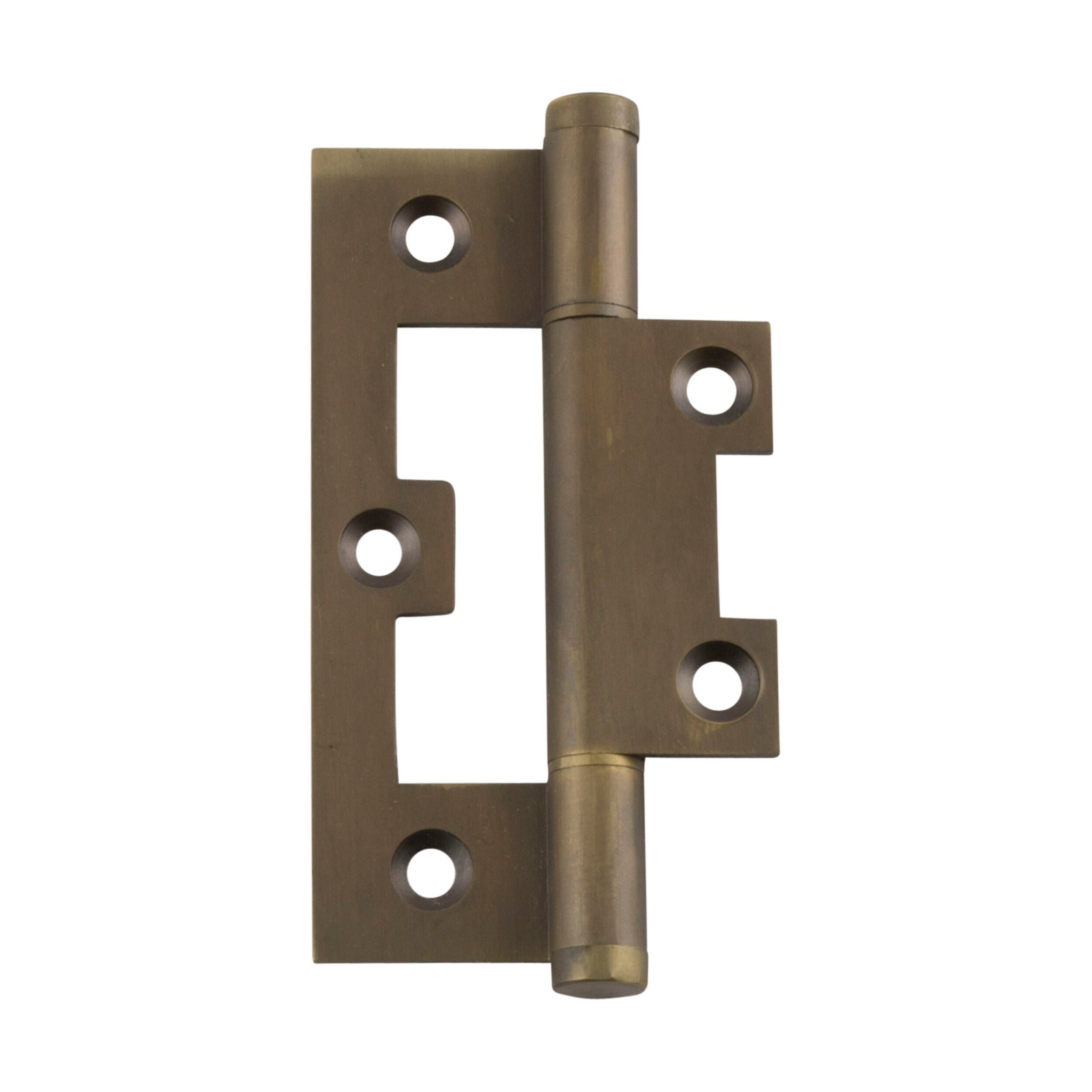 2398 Hinge Hirline Antique Brass H89xW35mm