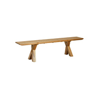 Oakdale Cross Leg Dining Bench Seat