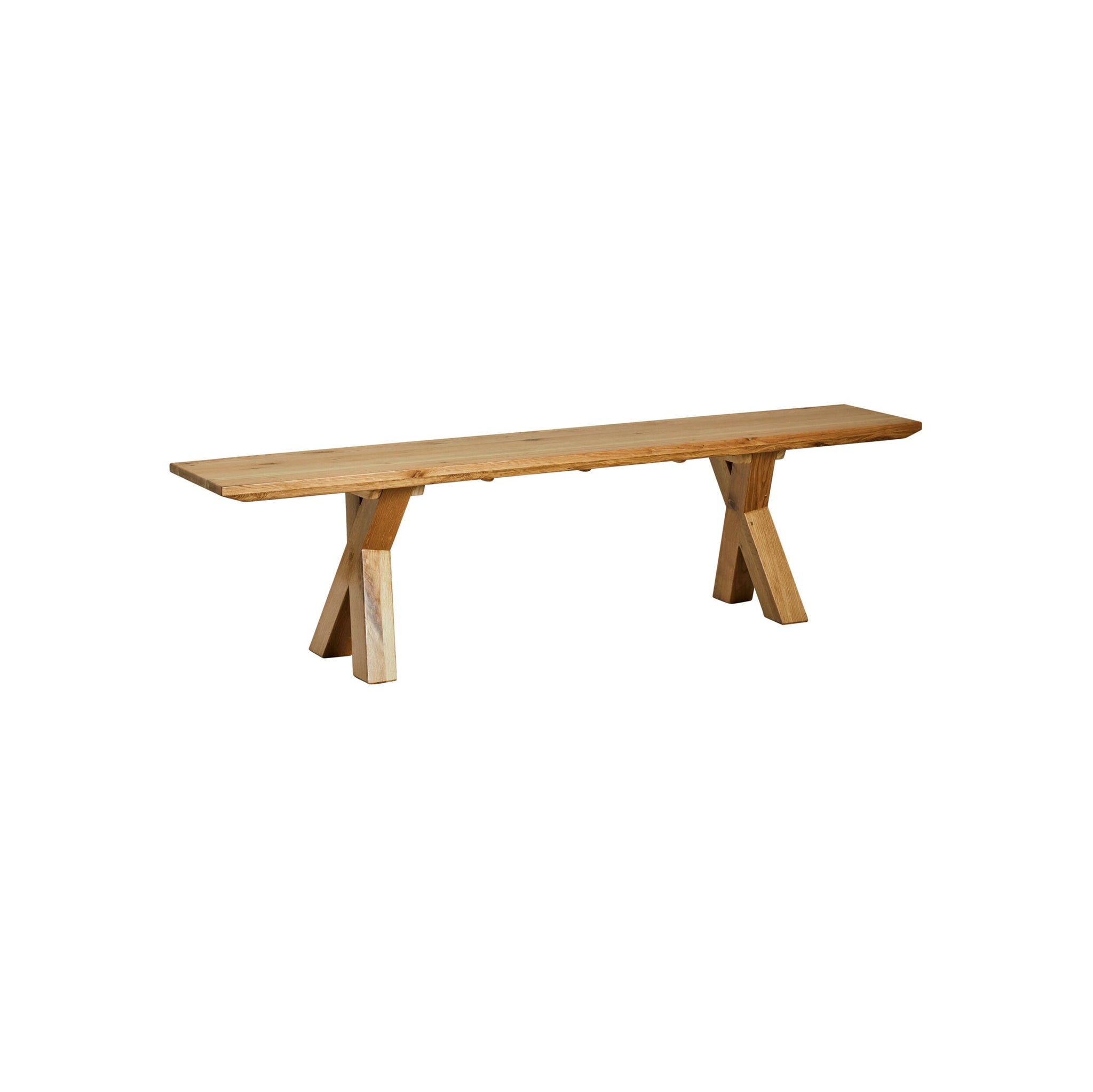 Oakdale Cross Leg Dining Bench Seat