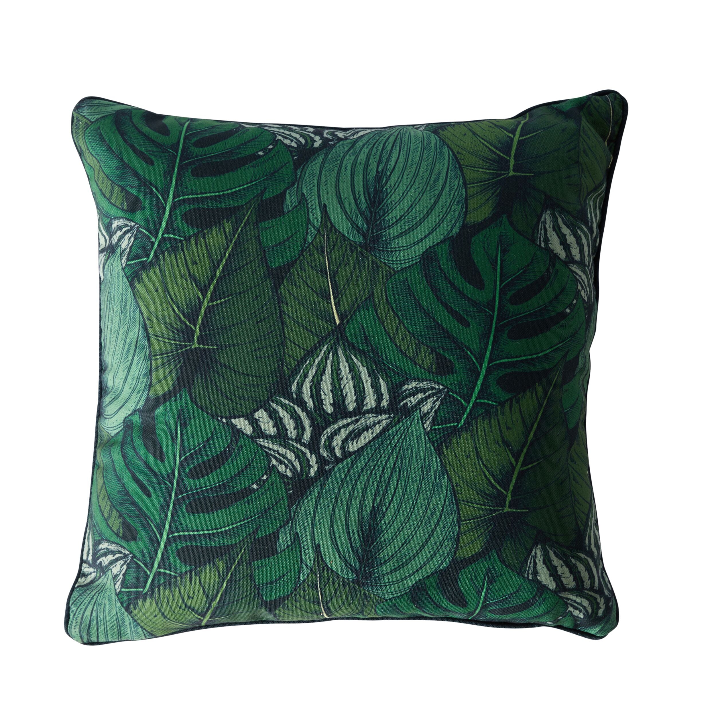 Aruba Moody Tropical Plant Cushion 50x50cm