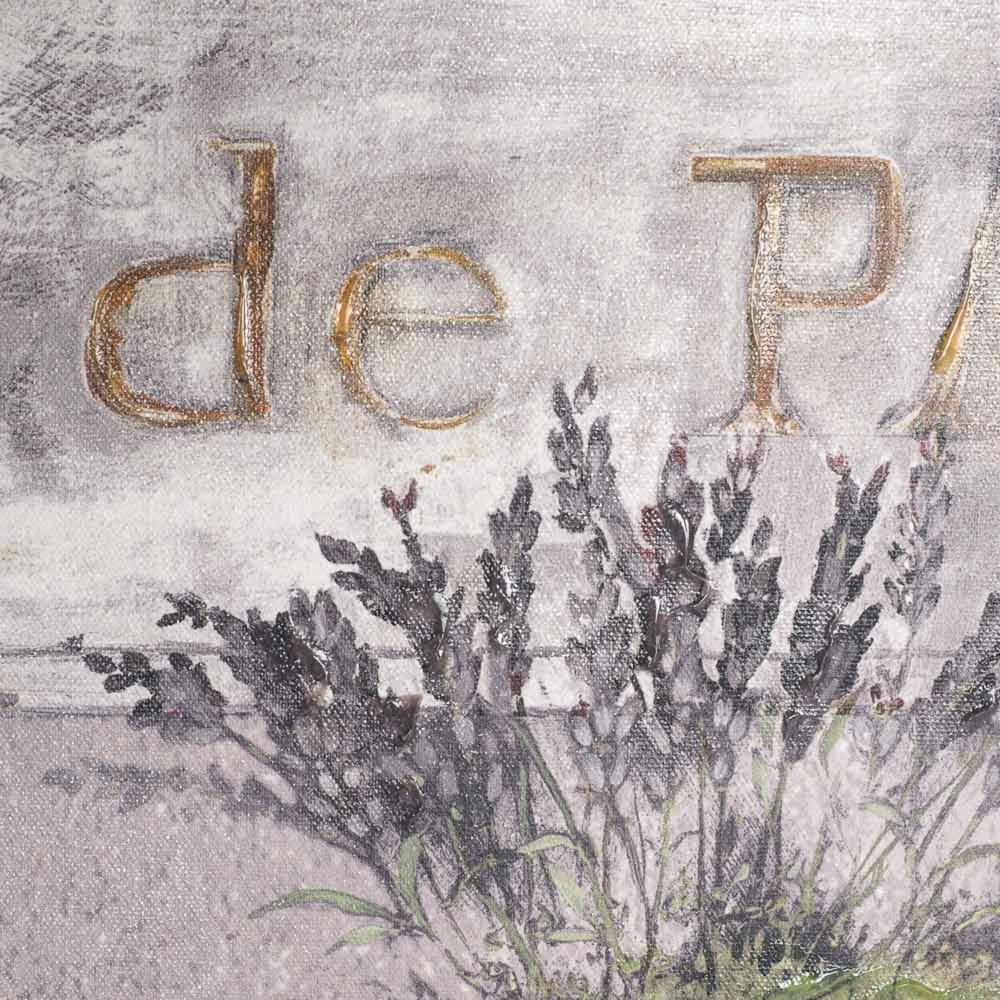 Galleries Vintage Display Distressed Framed Print 120x60cm