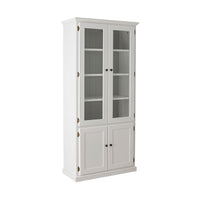 Armand 4 Door Display Cabinet 94.6 x 206cm White