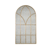 Evangeline Grid Mirror Rose Gold