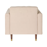 Stitch Velvet Armchair Taupe
