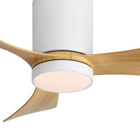 Cove Hugger 106cm Indoor DC Fan - White with Natural ABS Blades
