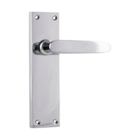 0867 Door Lever Balmoral Latch Pair Chrome Plated H156xW42xP46mm