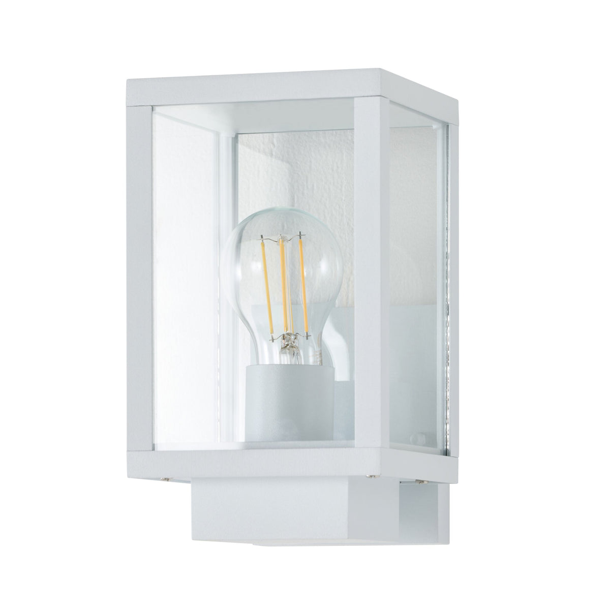 Logan 1 Light Exterior Wall Bracket White