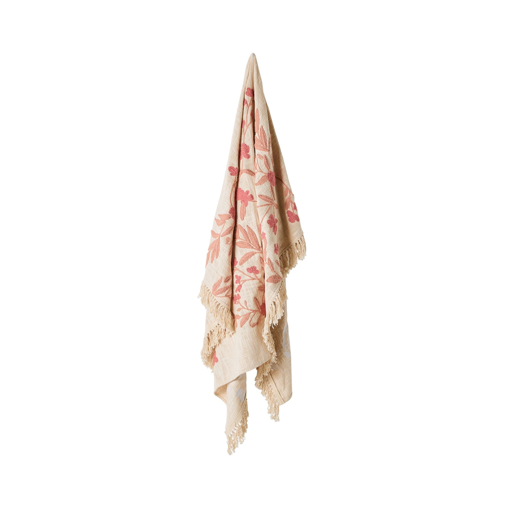 Stitch Birdsong Embroidered Throw
