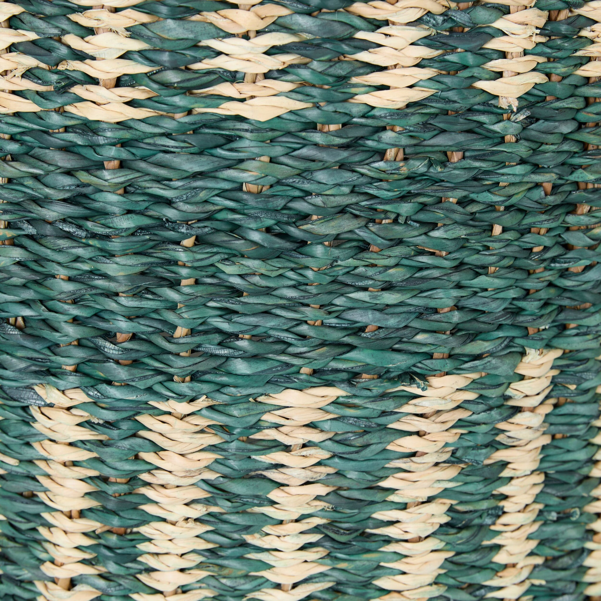 Elira Stripe Lined Laundry Basket