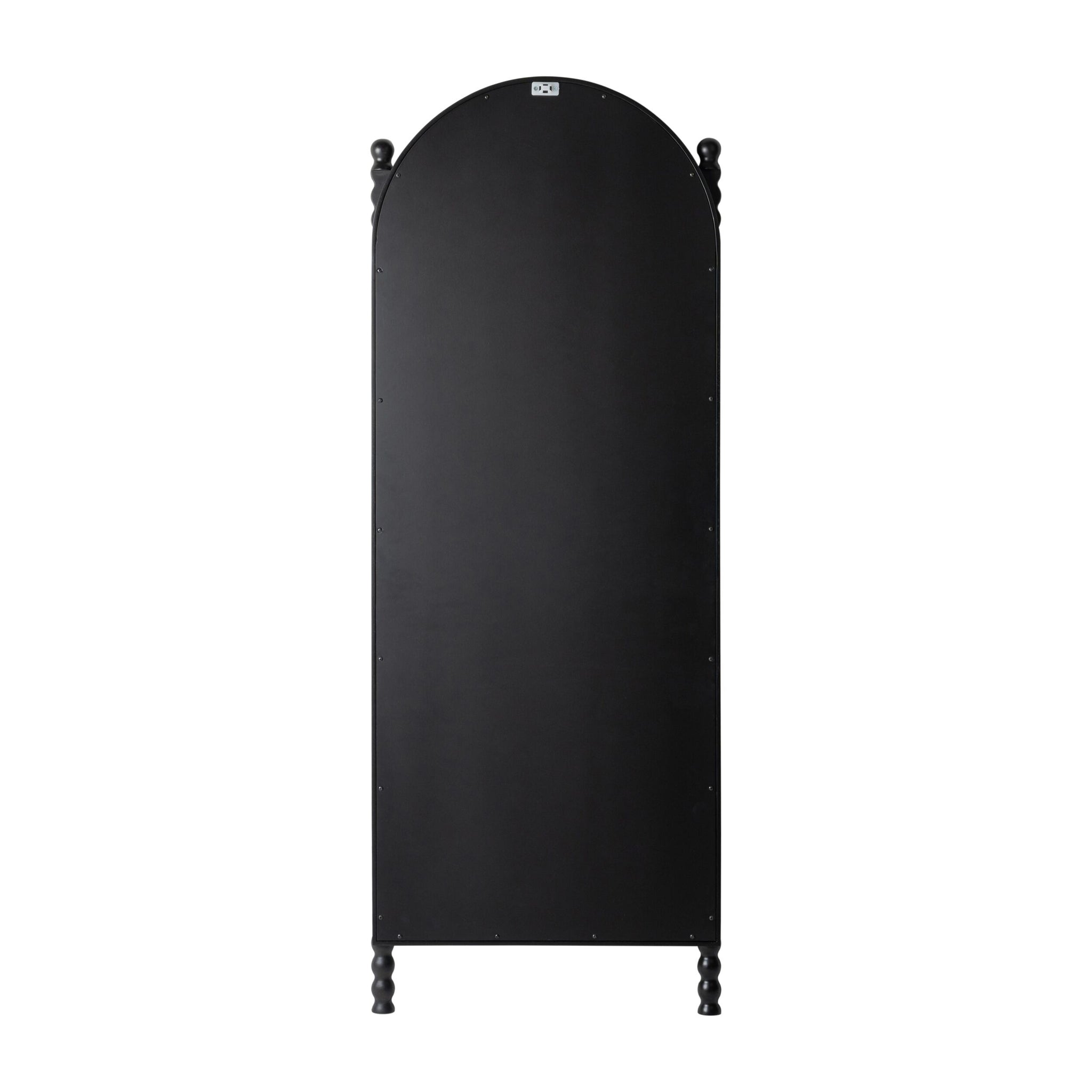 Orla Bobbin Floor Mirror Black