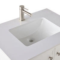 Liam Single Vanity White 790mm