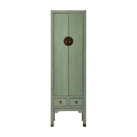 Sansha Narrow Wedding Cabinet Sage Green