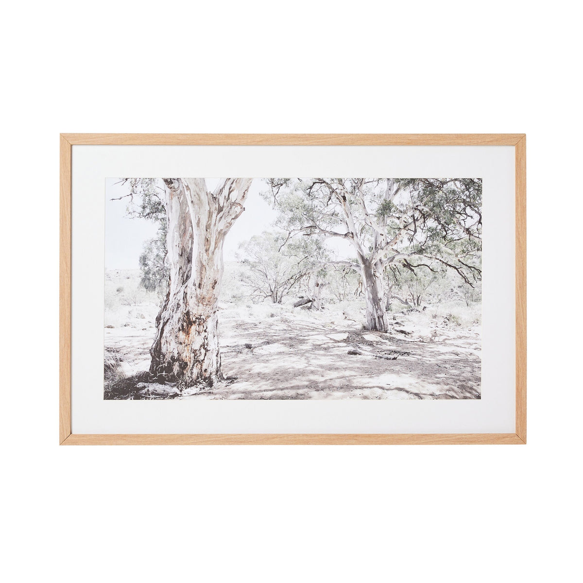 Bushlands Framed Glass Print 105x70cm