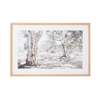 Bushlands Framed Glass Print 105x70cm