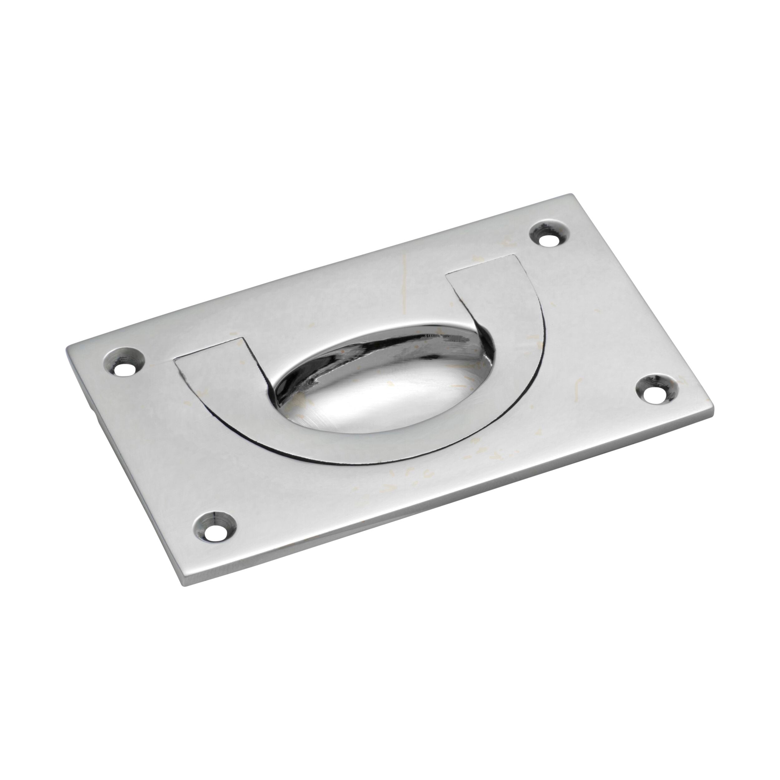 1564 Flush Pull Large Chrome Plated H55xW90mm