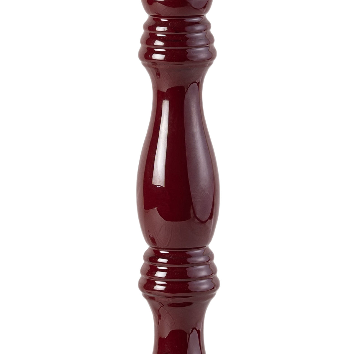 Beadline Wooden Table Lamp Carriage Red Base Only 12cmx28cm
