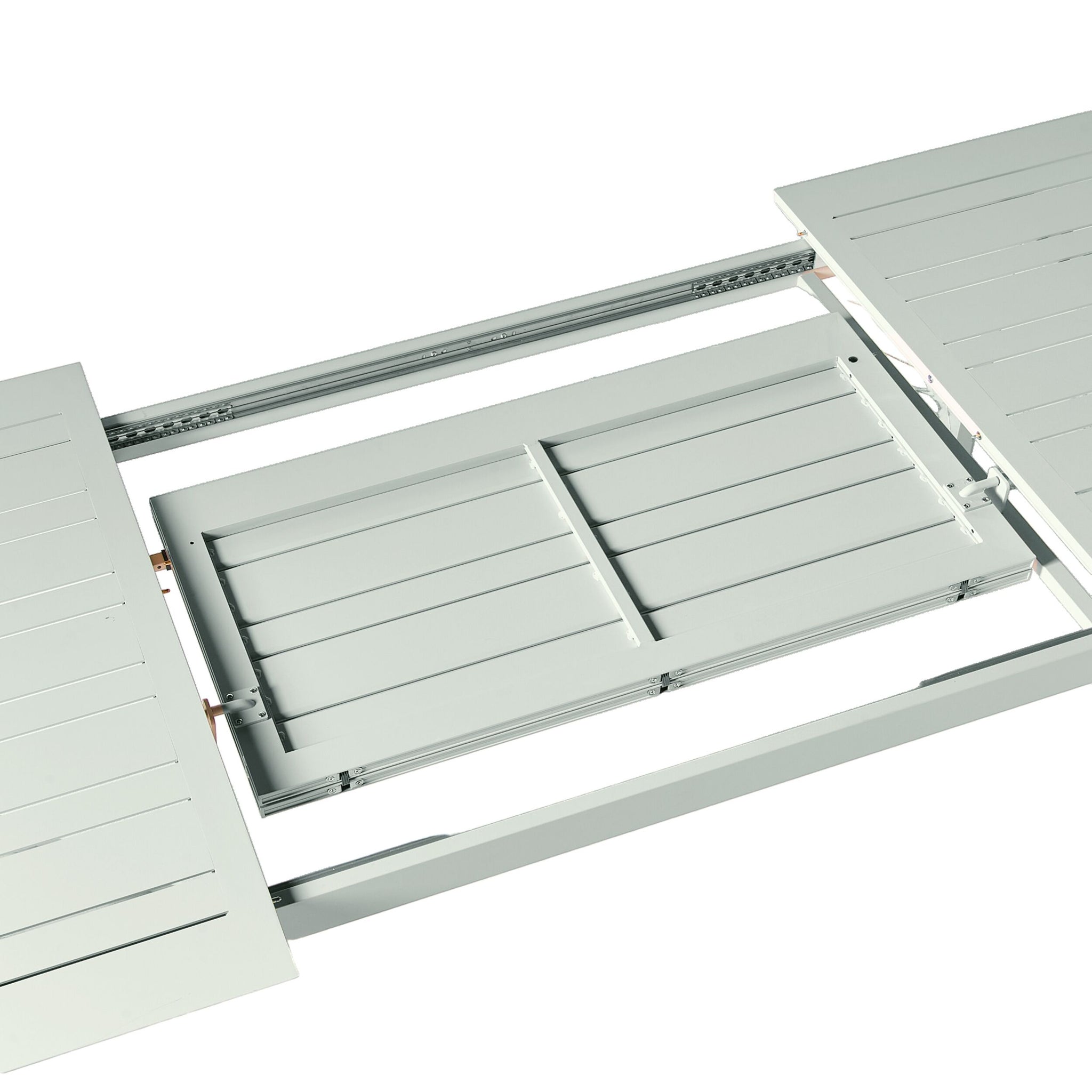 Santana Aluminium Extension Table Steely Green  200/300cm