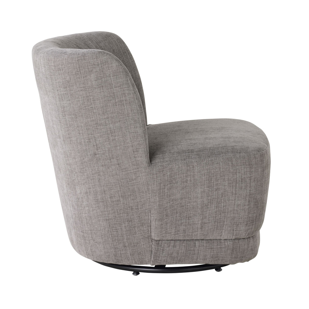 Amala Swivel Occasional Chair Granite Grey Weave