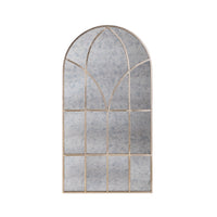 Evangeline Grid Mirror Rose Gold