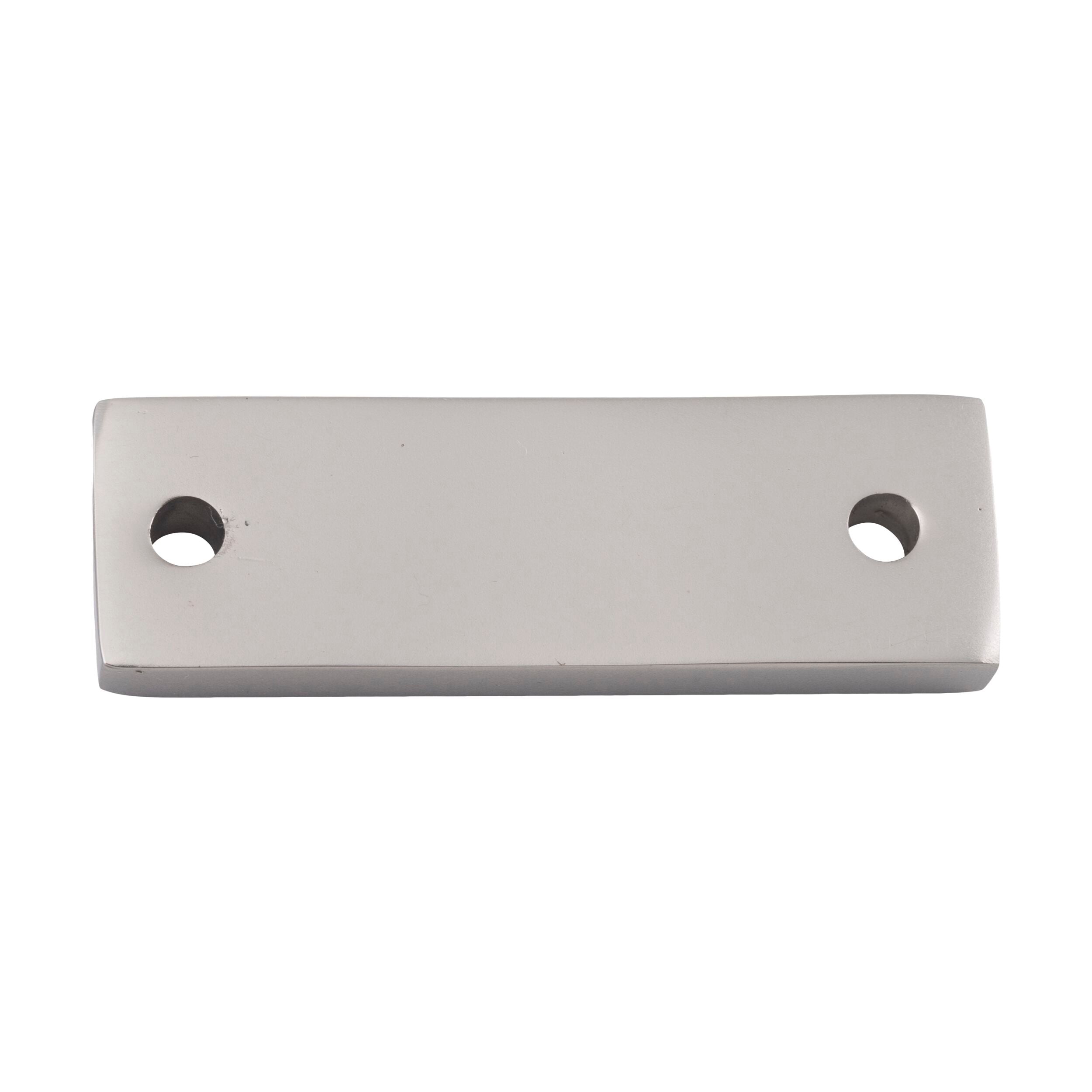 6586 Casement Fastener Spacer Square Satin Nickel Thickness 6mm