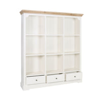 Clover 3 Drawer Library Shelving Unit