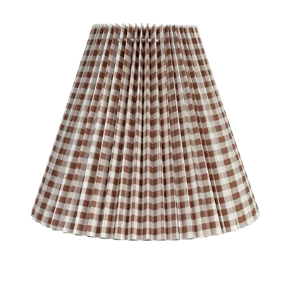 Lucille Pleated Tapered Shade Taupe 35cm