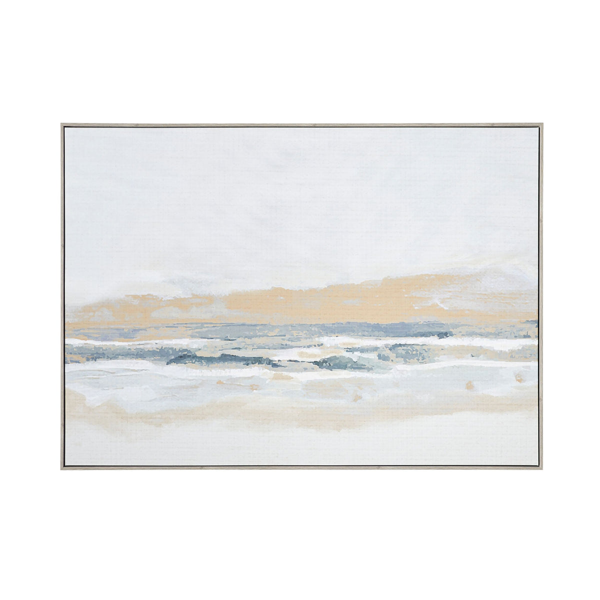 Abstract Beach Landscape Canvas Print 142.6x102.6cm
