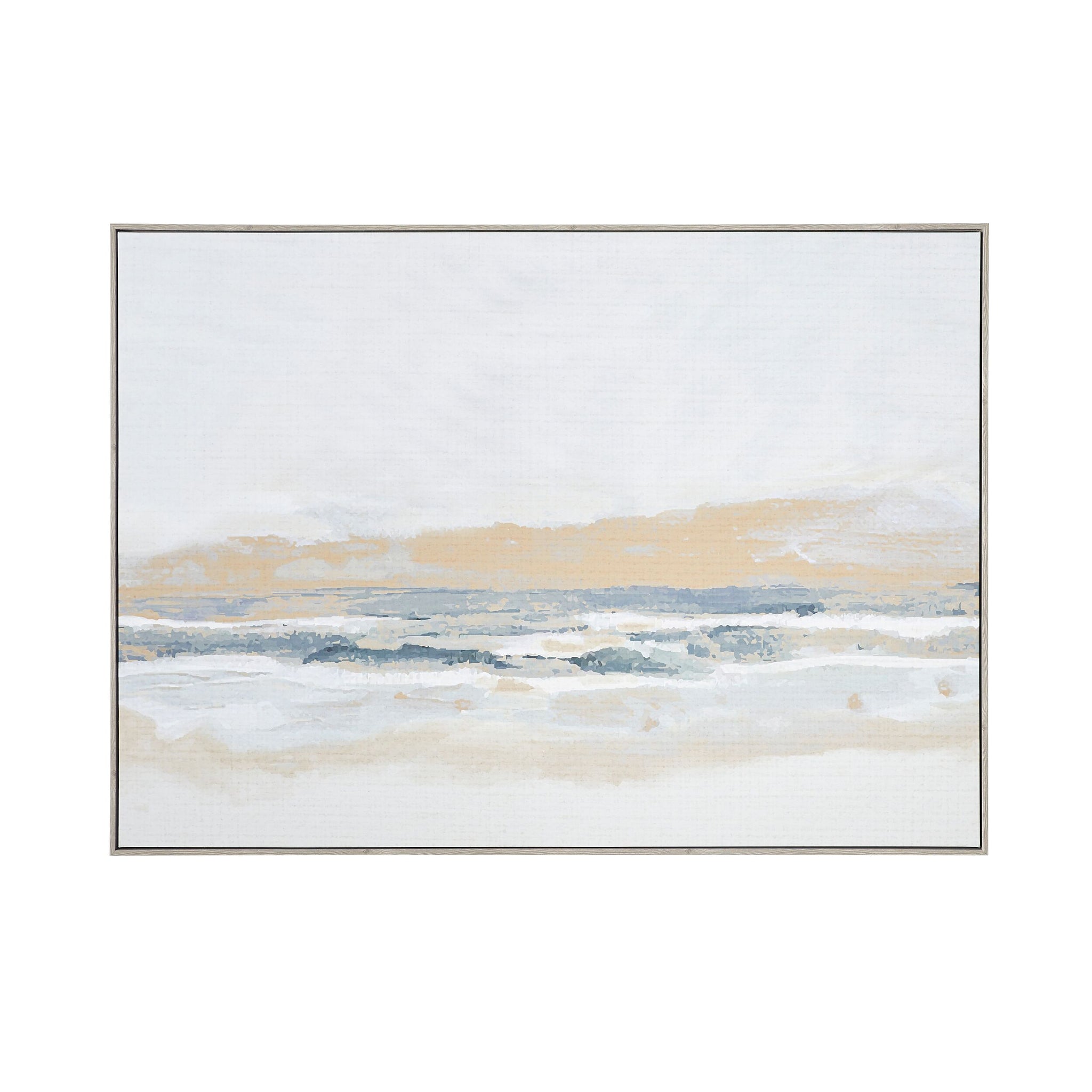 Abstract Beach Landscape Canvas Print 142.6x102.6cm