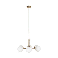 Aspen Satin Brass 6 Light Pendant