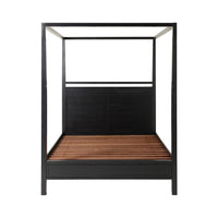 Avalon King Four Poster Bed Black