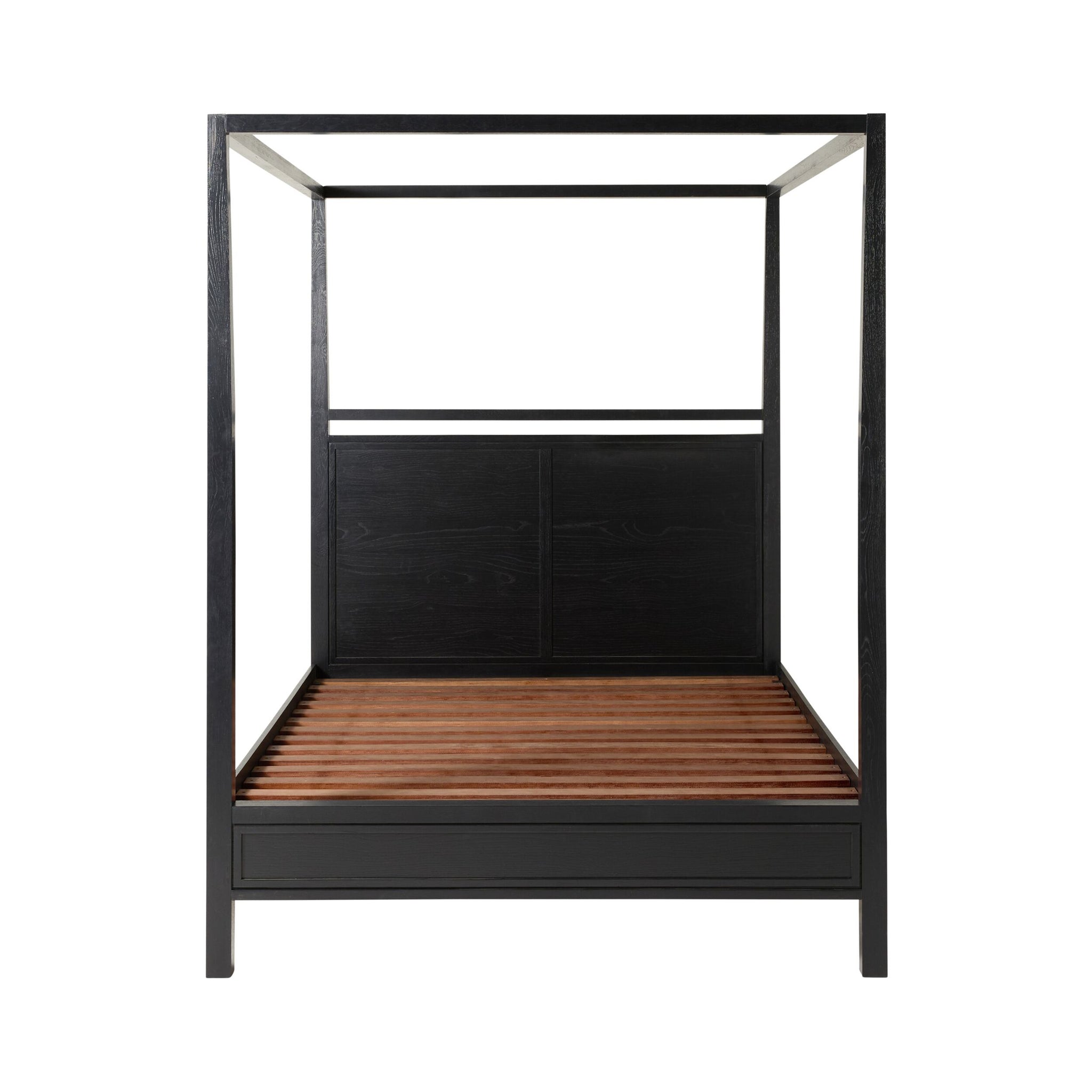 Avalon King Four Poster Bed Black