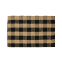 Buffalo Check Jute Doormat 60x90cm