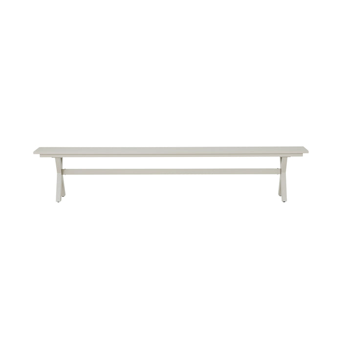 Blake Aluminium Dining Bench 240cm Taupe