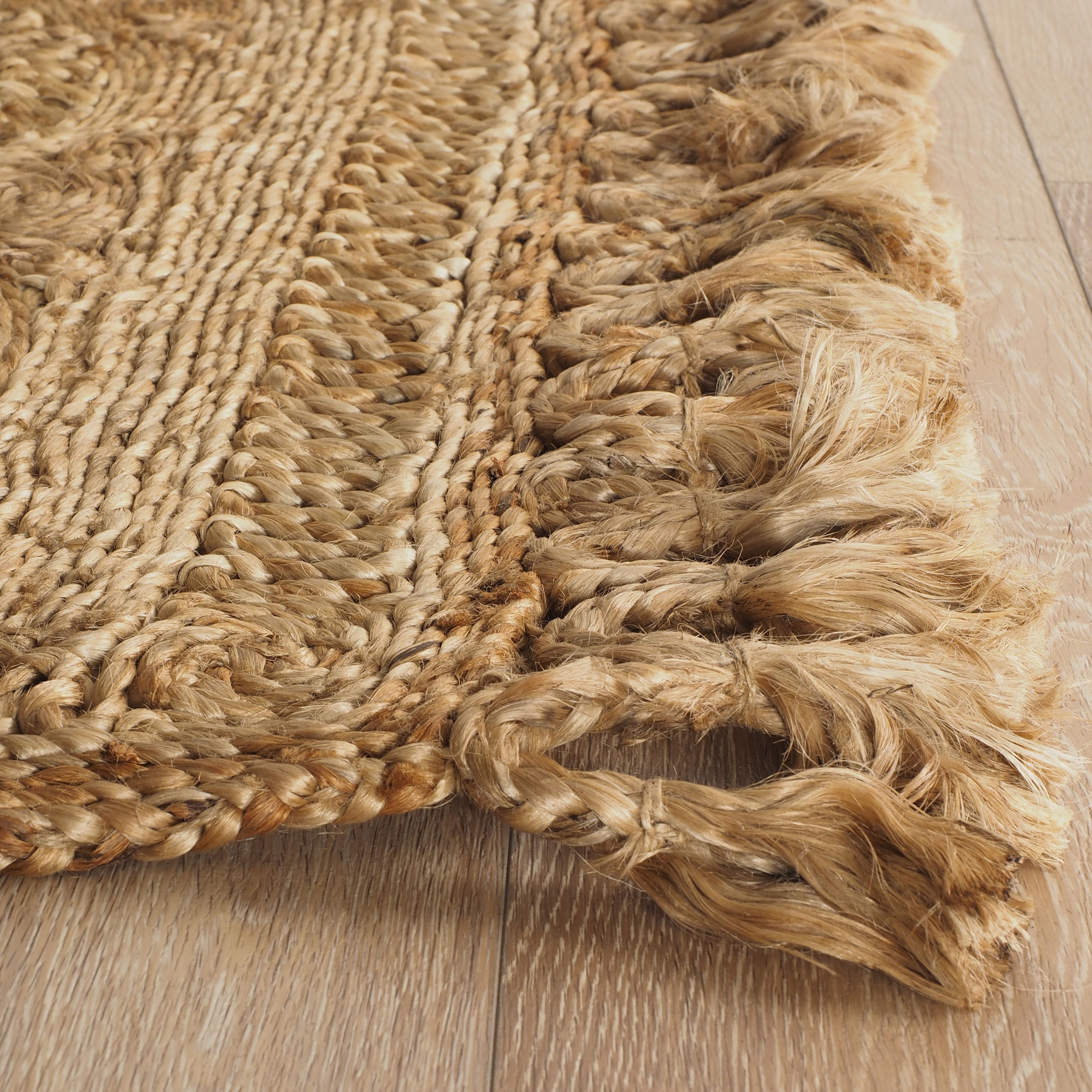 Cochin Circular Natural Hand Stitched Rug 150x80cm – Early Settler ...