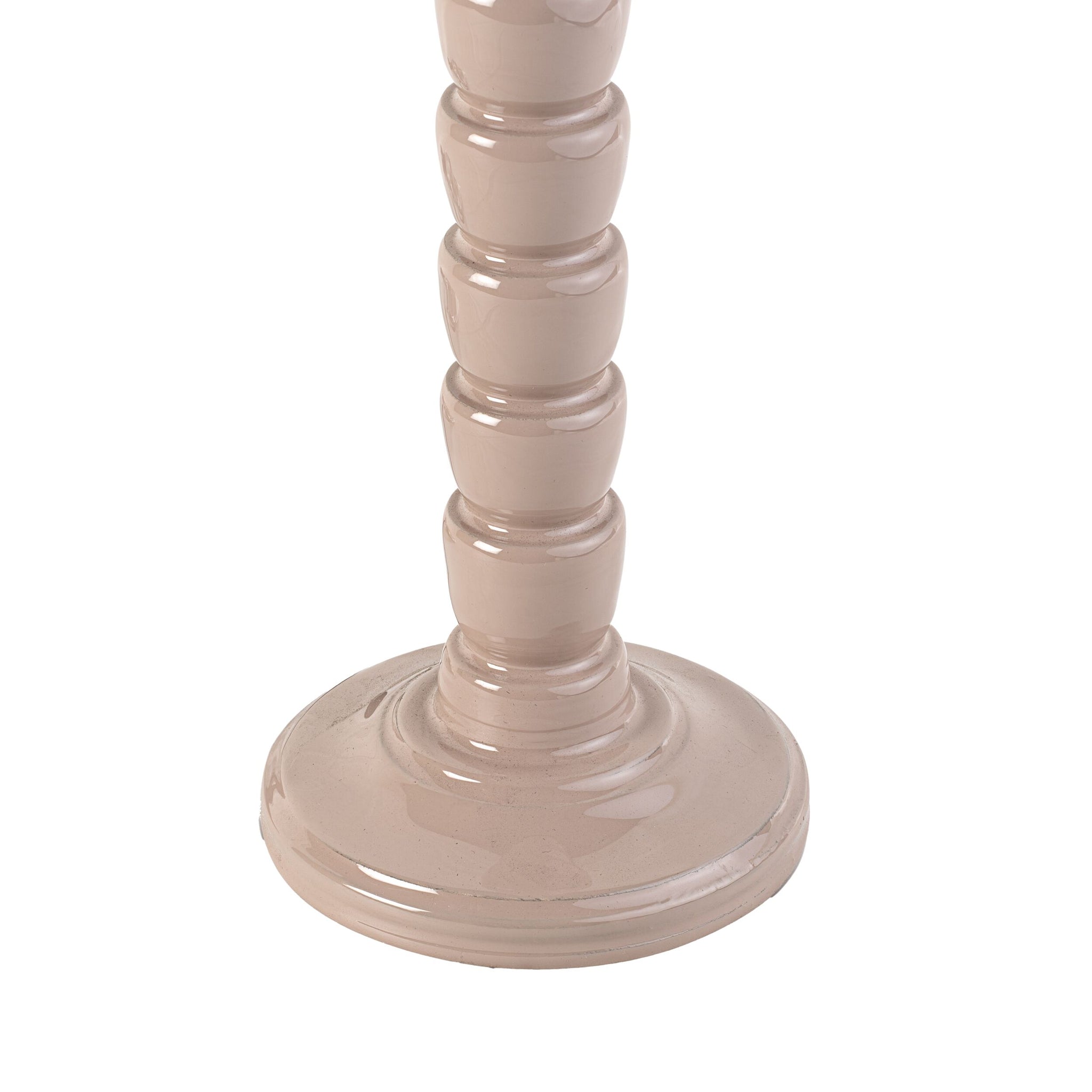Mercado Wooden Table Lamp Warm Sand Base Only 12x28cm