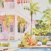 Tropical Retreat Framed Print 60x60cm