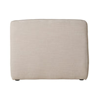 Como Armless Sofa Pearl