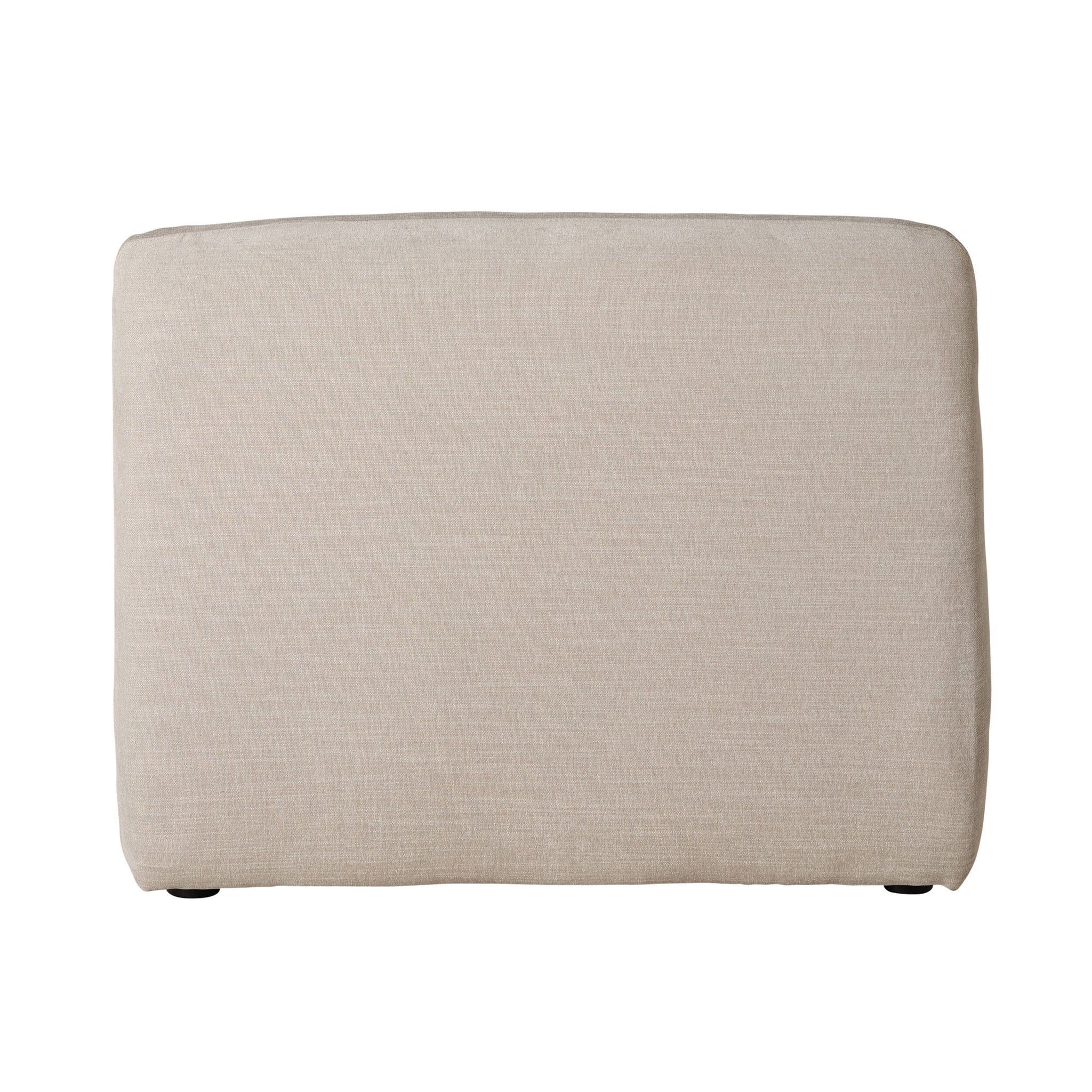 Como Armless Sofa Pearl
