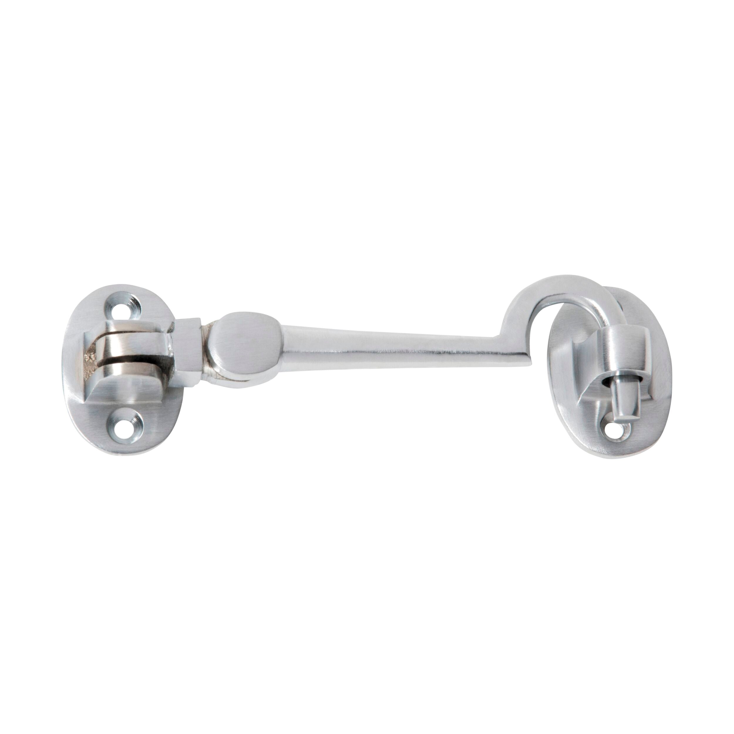 1528 Cabin Hook Small Satin Chrome L100mm