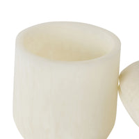 Poppi Bathroom Canister Pearl