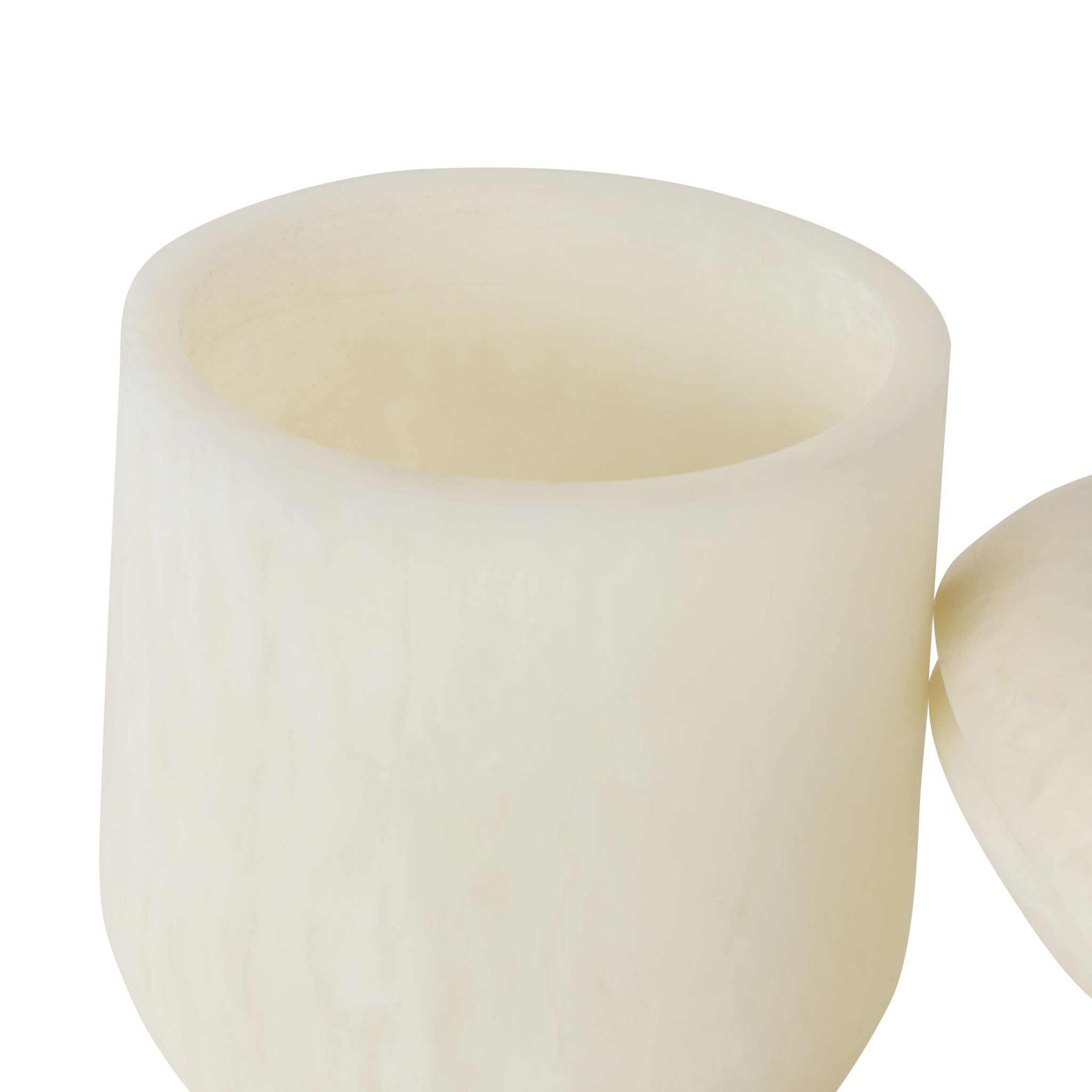 Poppi Bathroom Canister Pearl