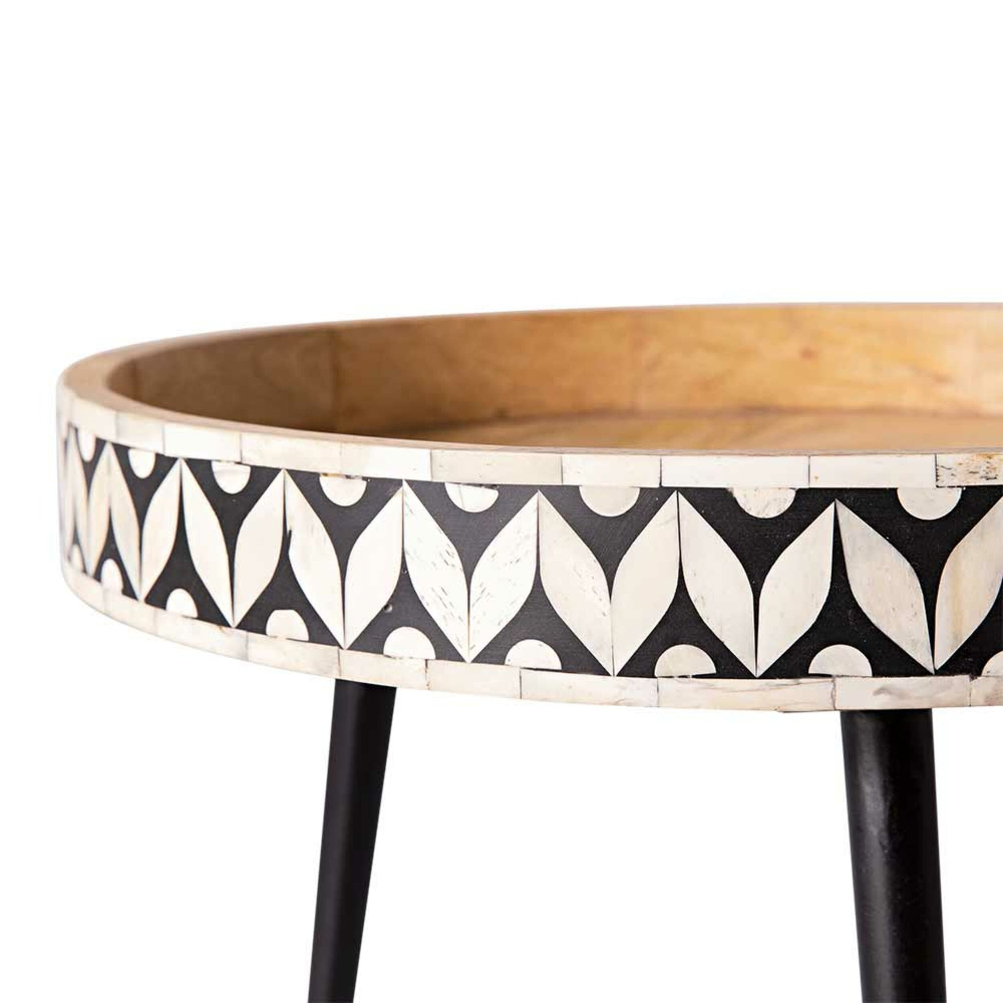 Indali Bone Inlay Side Table
