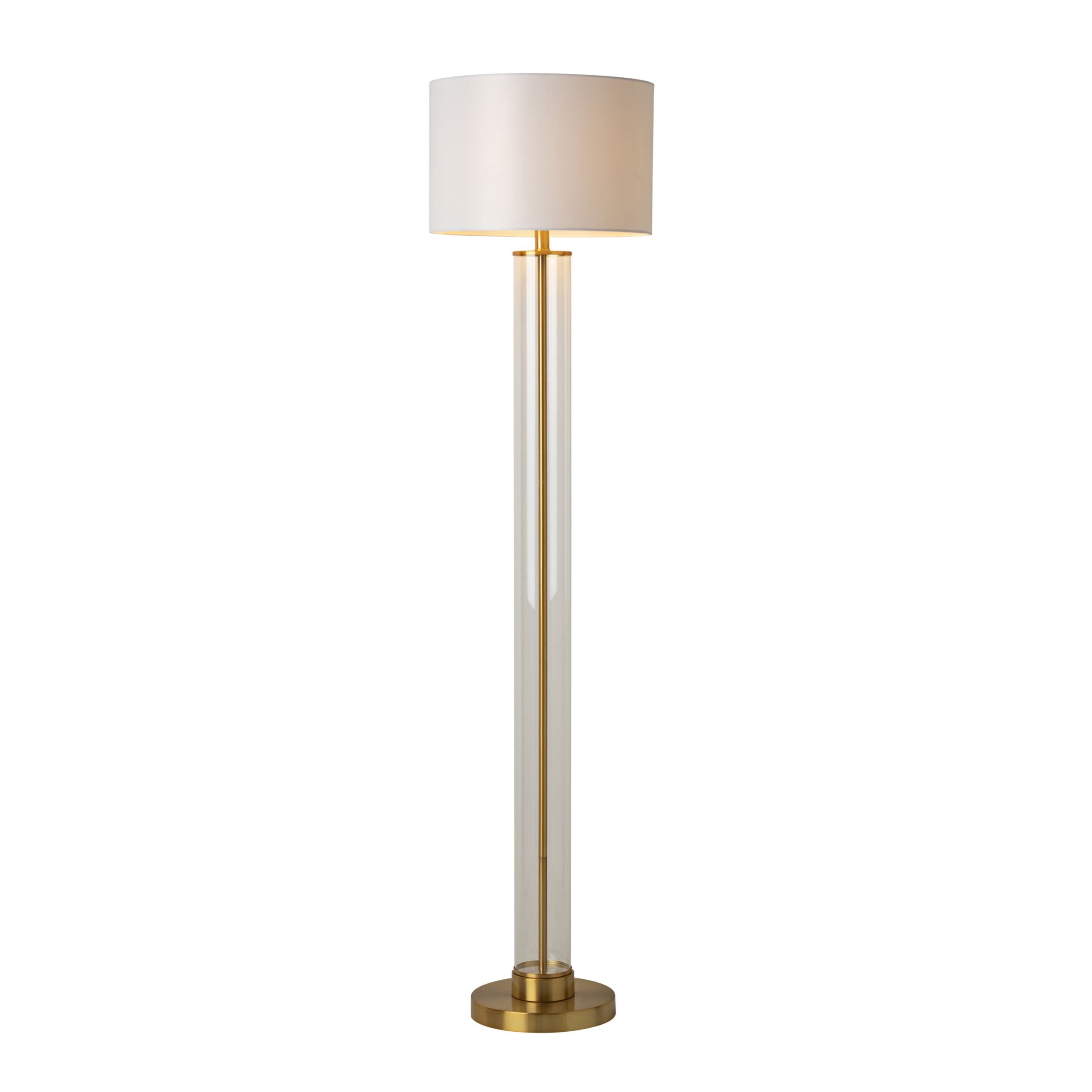 Gold on sale pole lamp