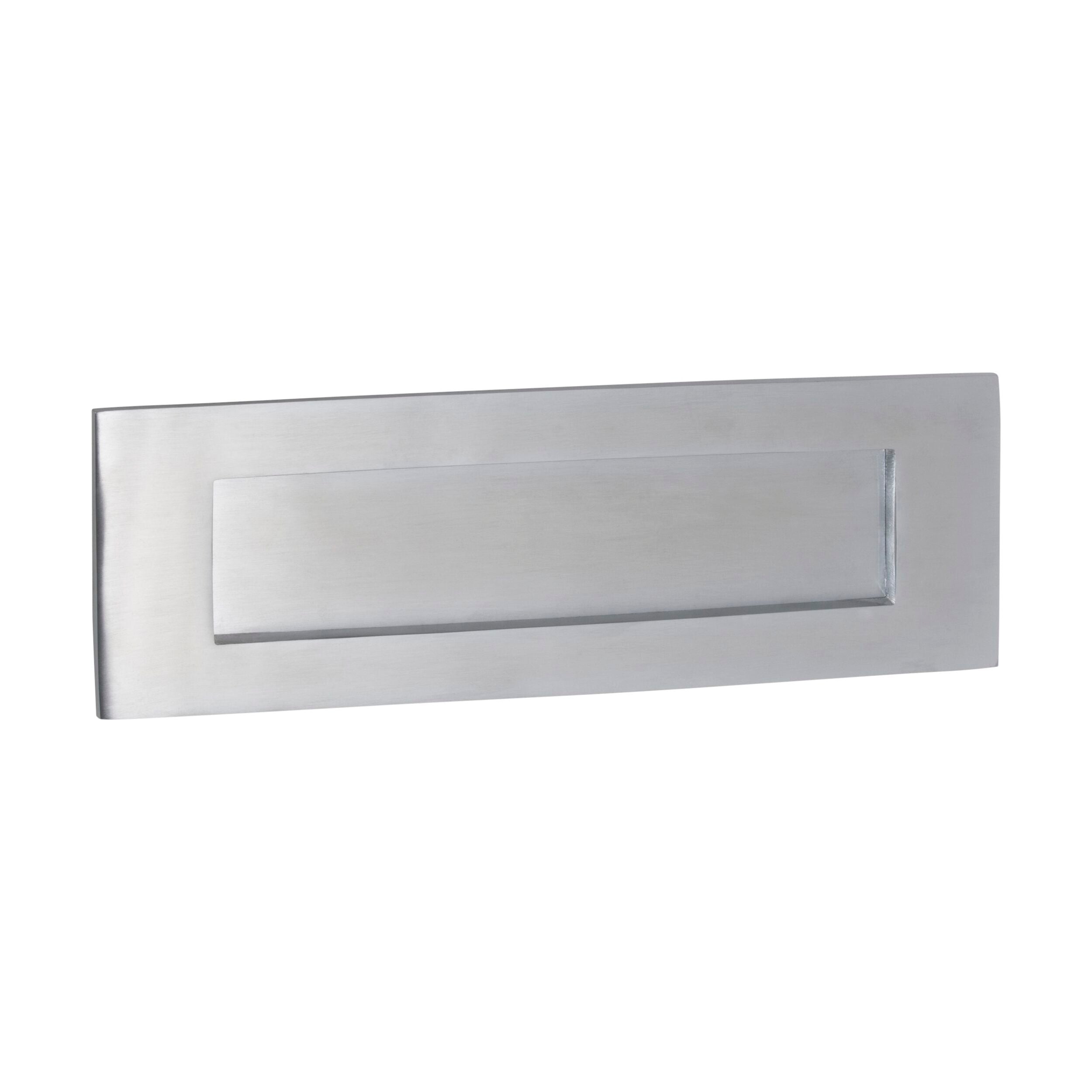 1360 Letter Plate Satin Chrome H100xW300mm