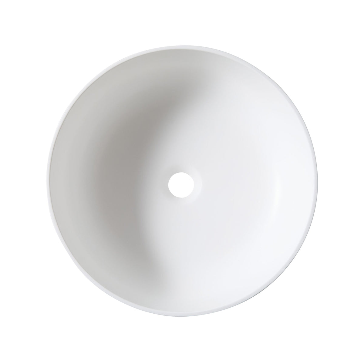 Solid Surface Round Basin 432X432X125mm