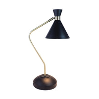 Williams Trumpet Table Lamp Black 56cm