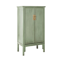 Sansha 2 Door Wardrobe Sage Green