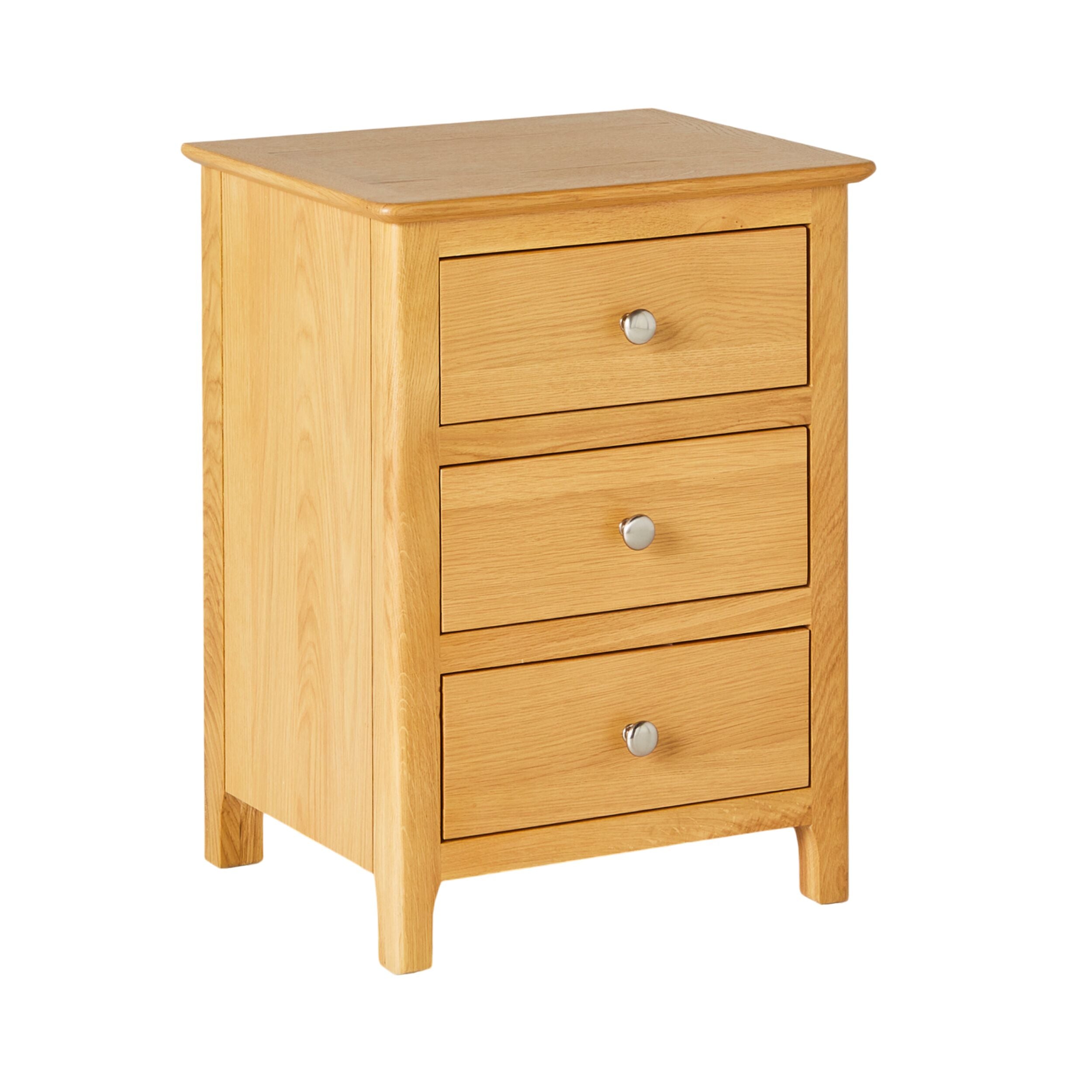 Oakton 3 Drawer Bedside