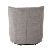 Amala Swivel Occasional Chair Granite Grey Weave
